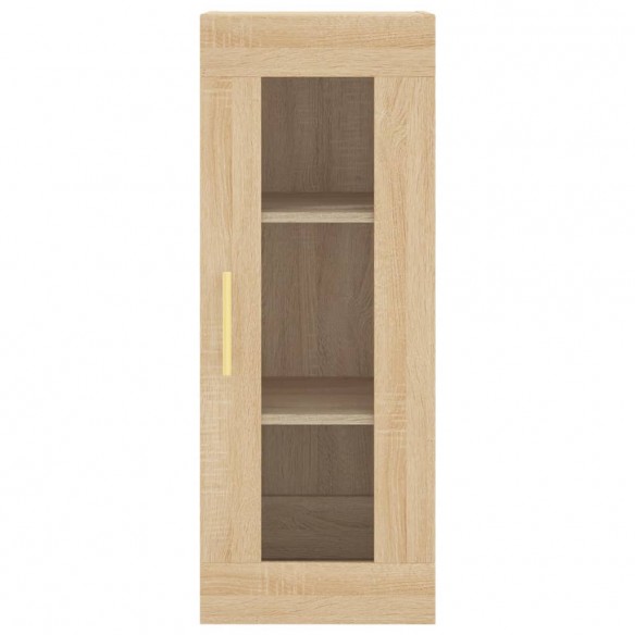 Buffet haut Chêne sonoma 34,5x34x180 cm Bois d'ingénierie