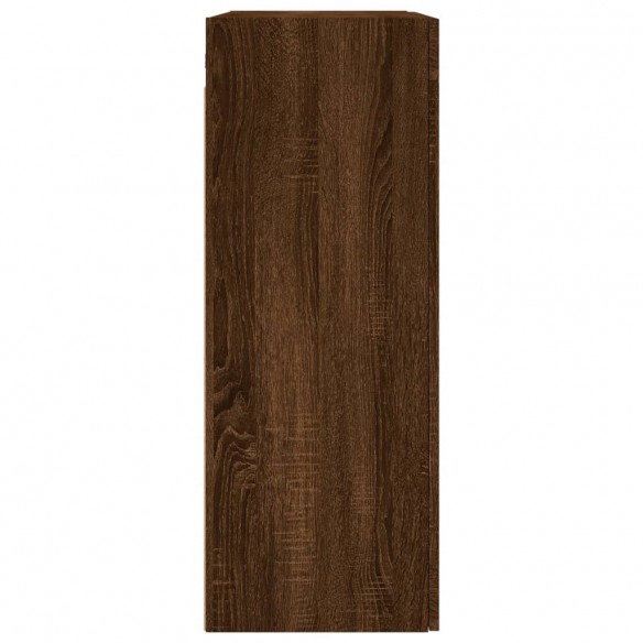 Armoire murale chêne marron 69,5x34x90 cm