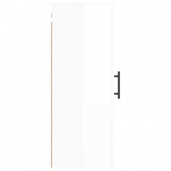 Armoire murale blanc brillant 34,5x34x90 cm