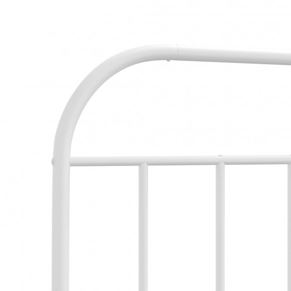 Tête de lit métal blanc 180 cm