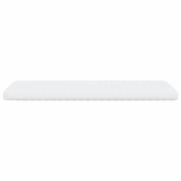 Matelas en mousse blanc 80x200 cm 7 zones dureté 20 ILD