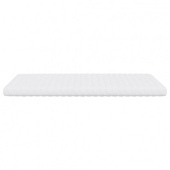 Matelas en mousse blanc 140x200 cm 7 zones dureté 20 ILD