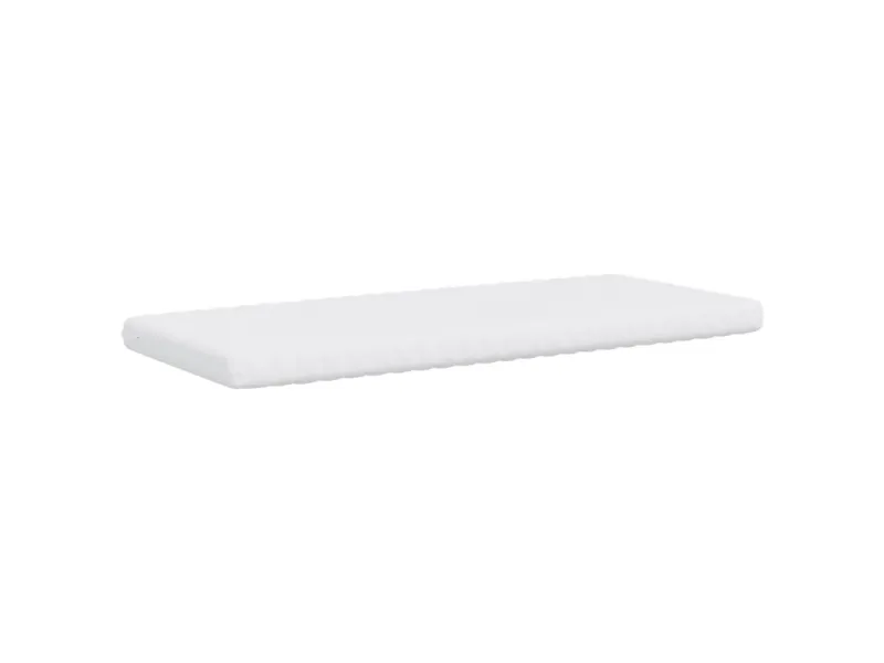 Matelas en mousse 2 pcs blanc 90x200 cm 7 zones dureté 20 ILD