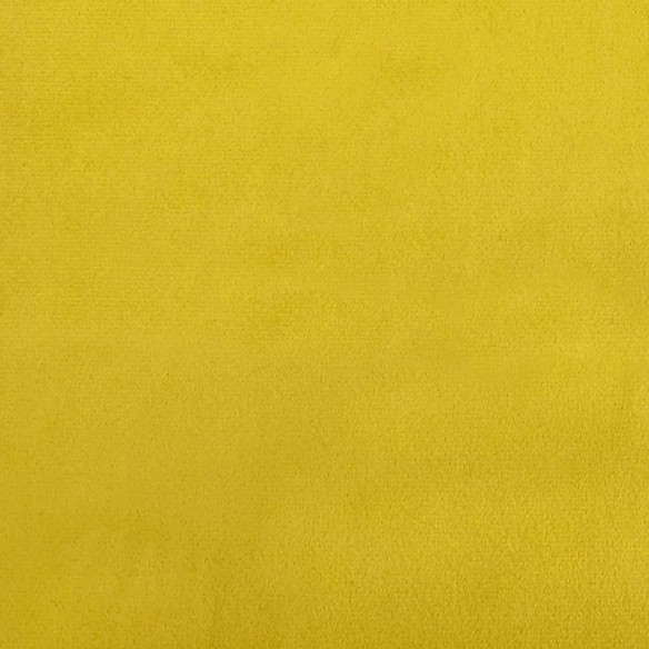 Lit de jour avec lit gigogne jaune 100x200 cm velours