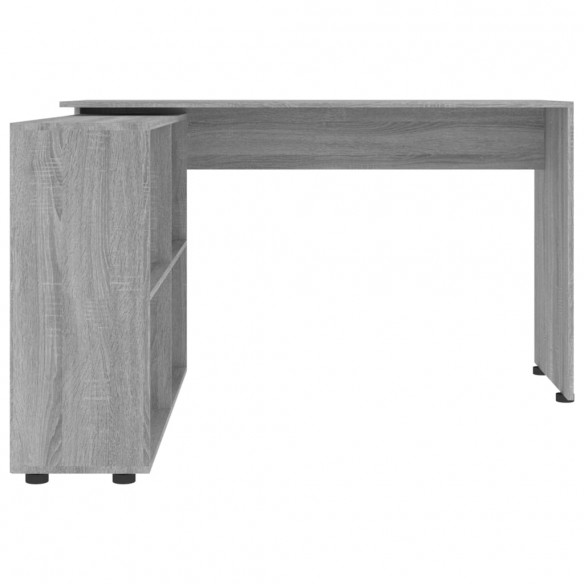 Bureau d'angle Sonoma gris Bois d'ingénierie