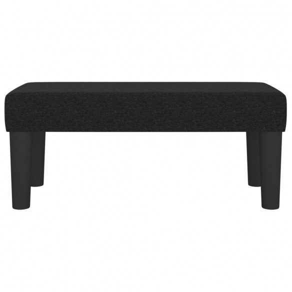 Banc Noir 70x30x30 cm Tissu