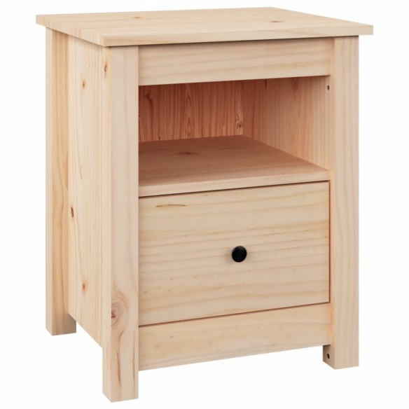 Tables de chevet 2 pcs 40x35x49 cm Bois de pin massif