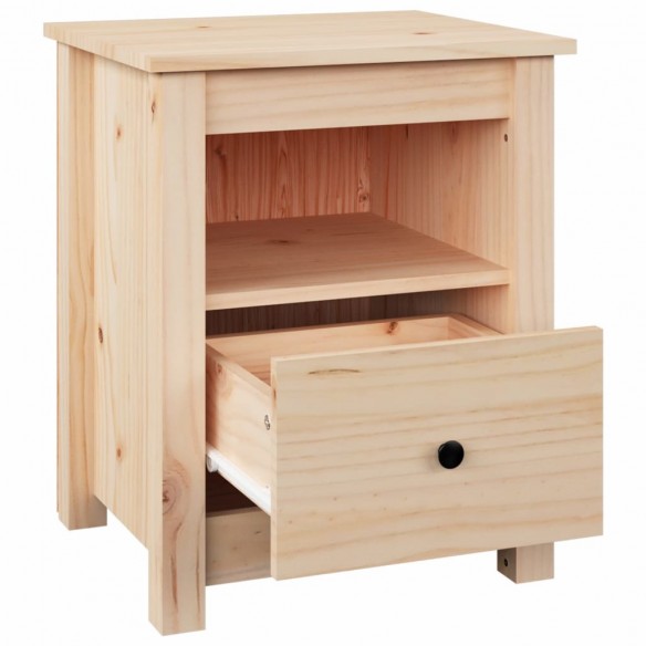 Tables de chevet 2 pcs 40x35x49 cm Bois de pin massif