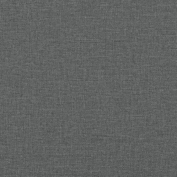 Lit de jour avec lit gigogne gris foncé 90x190 cm tissu