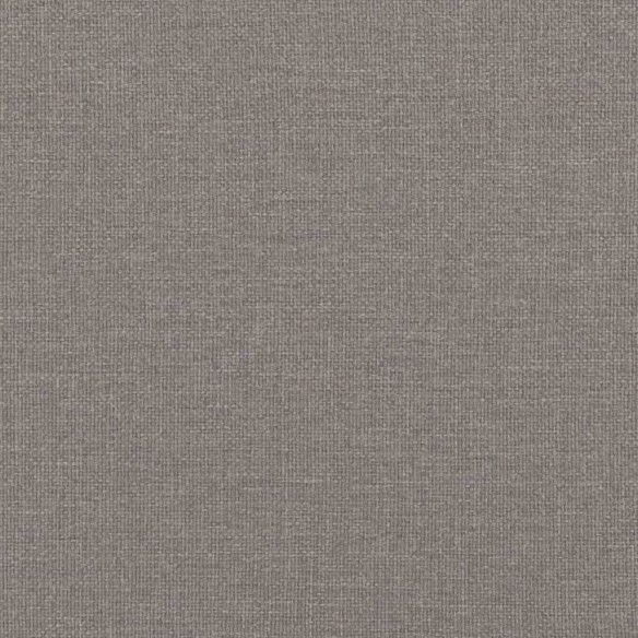 Lit de repos taupe 80x200 cm tissu