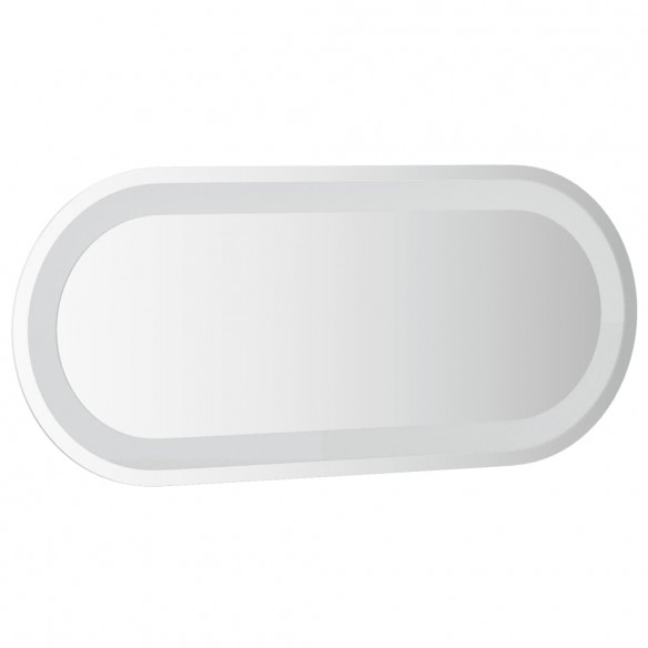 Miroir de salle de bain à LED 70x30 cm ovale