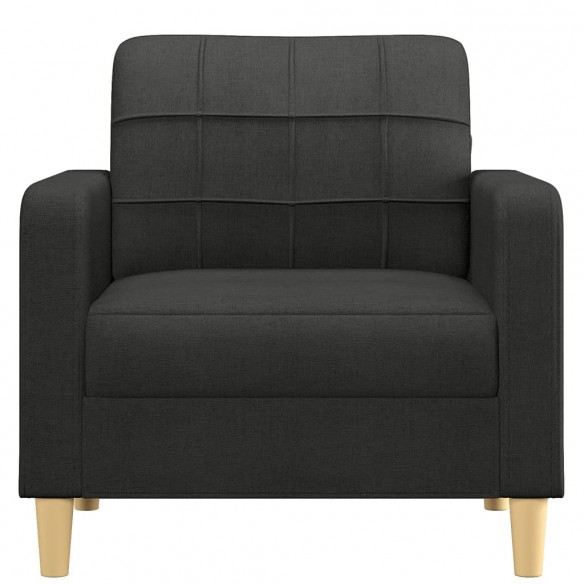 Fauteuil Noir 60 cm Tissu