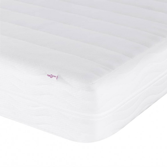 Lit de jour avec matelas jaune 90x200 cm velours