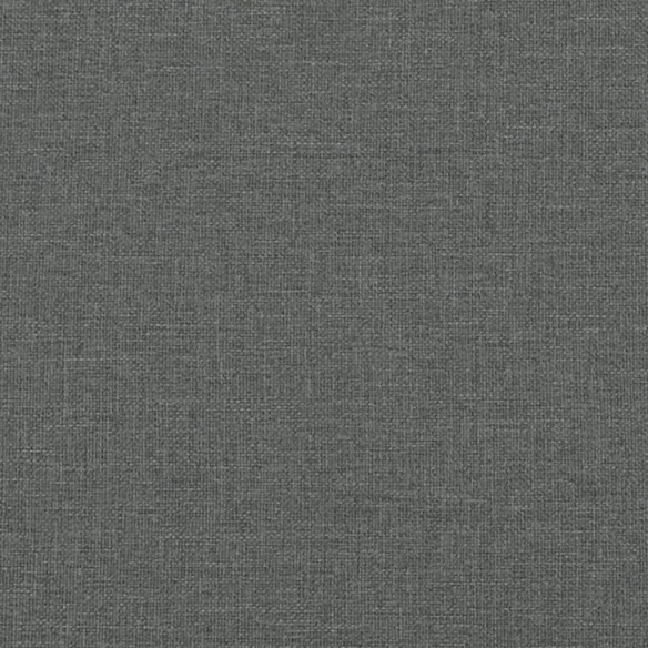 Canapé à 3 places Gris foncé 180 cm Tissu