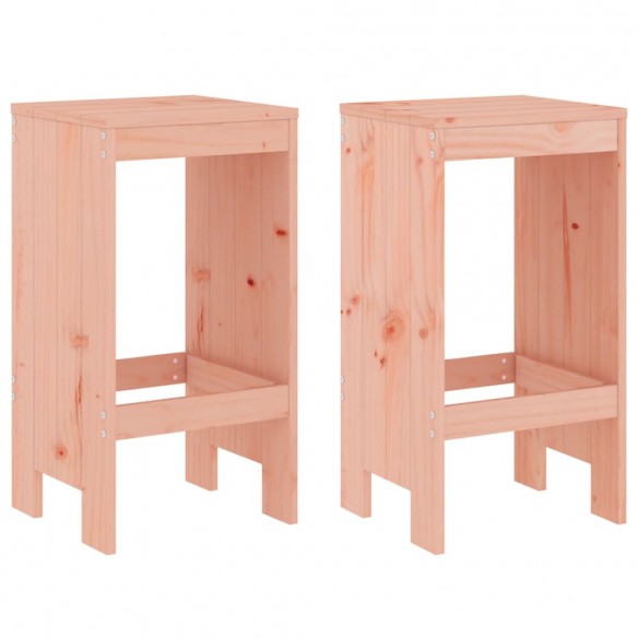 Tabourets de bar 2 pcs 40x36x75 cm bois massif Douglas