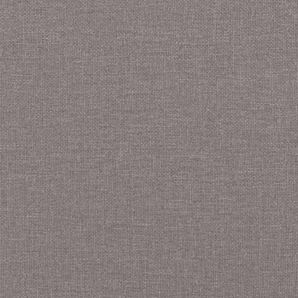 Lit de repos taupe 100x200 cm tissu