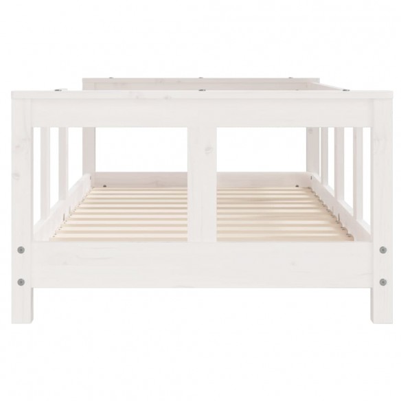 Cadre de lit pour enfant blanc 70x140 cm bois de pin massif