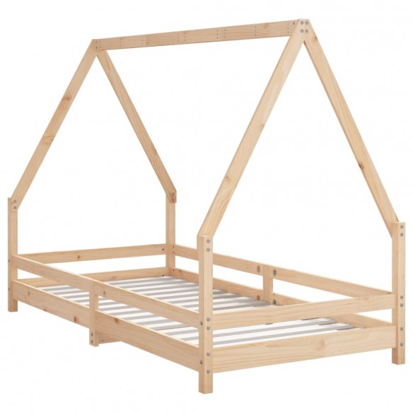 Cadre de lit pour enfant 90x190 cm Bois de pin massif