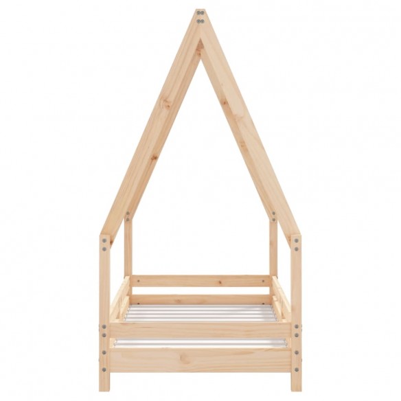 Cadre de lit pour enfant 70x140 cm bois de pin massif