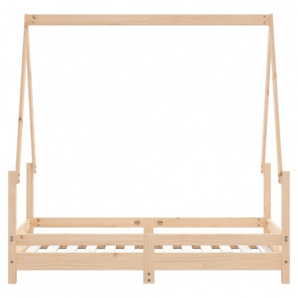 Cadre de lit pour enfant 70x140 cm bois de pin massif