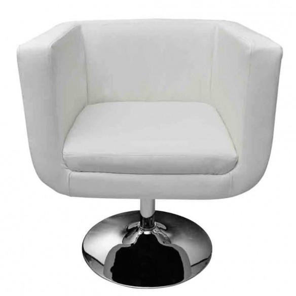 Tabouret de bar Blanc Similicuir