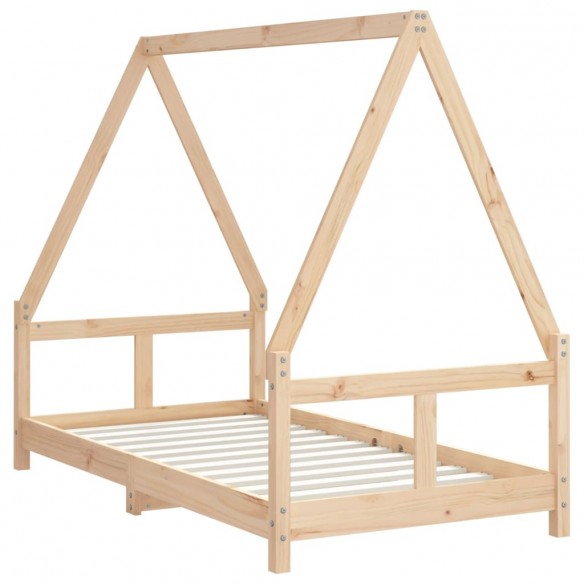 Cadre de lit pour enfant 80x160 cm bois de pin massif