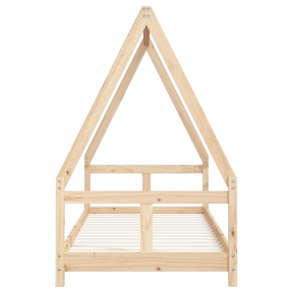 Cadre de lit pour enfants 80x200 cm bois de pin massif