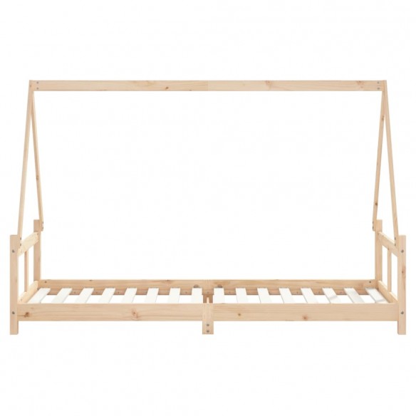 Cadre de lit pour enfants 80x200 cm bois de pin massif