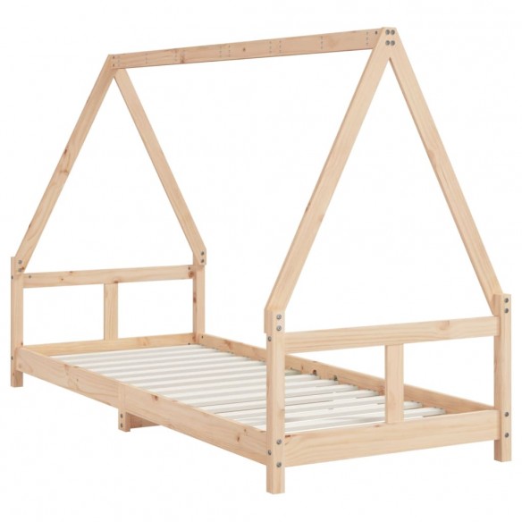 Cadre de lit pour enfants 80x200 cm bois de pin massif