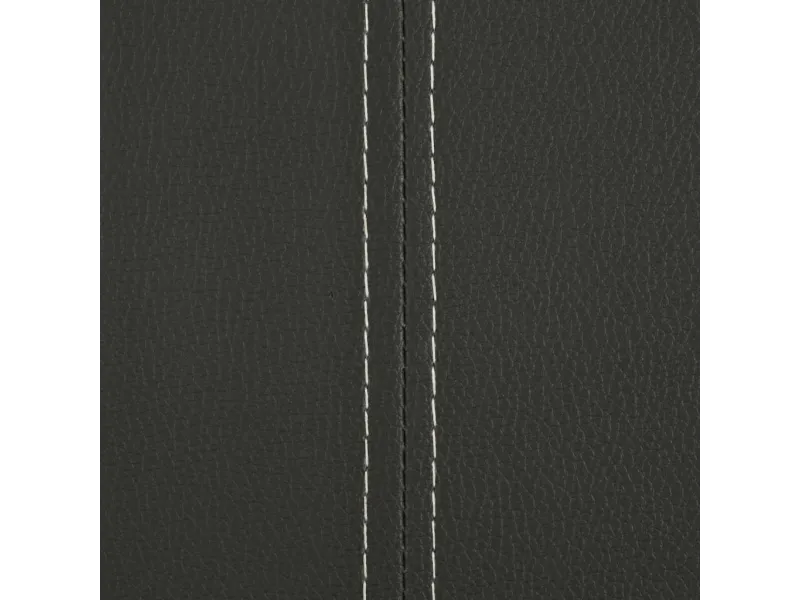 Chaises à manger cantilever lot de 2 gris similicuir