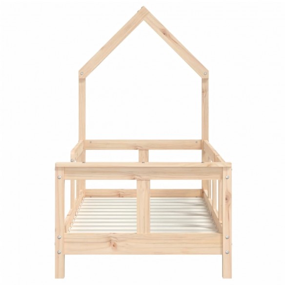 Cadre de lit pour enfant 70x140 cm bois de pin massif