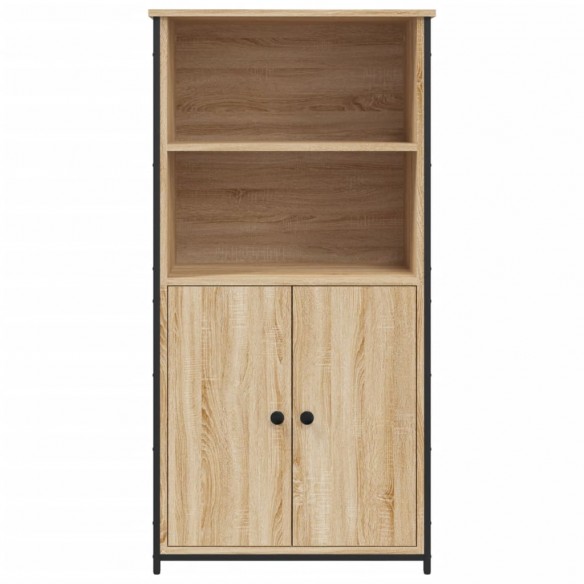 Buffet haut chêne sonoma 62x36x121,5 cm bois d'ingénierie