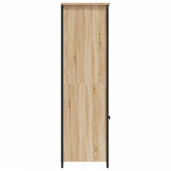 Buffet haut chêne sonoma 62x36x121,5 cm bois d'ingénierie