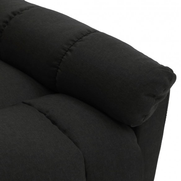 Fauteuil inclinable Noir Tissu