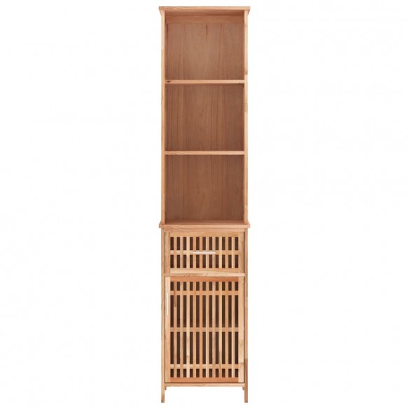 Armoire de salle de bain 42x29x182 cm Bois massif de noyer