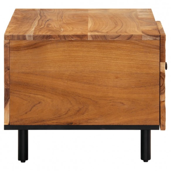 Table basse 80x50x40 cm bois massif d'acacia