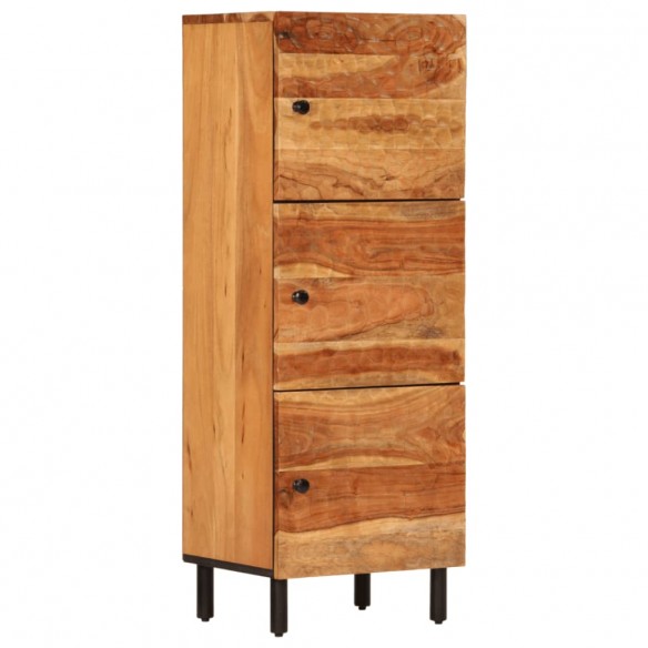 Buffet haut 40x33x110 cm bois massif d'acacia