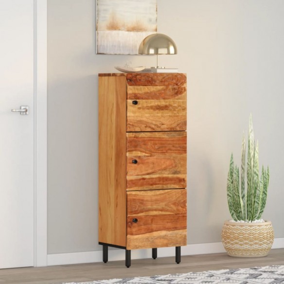 Buffet haut 40x33x110 cm bois massif d'acacia