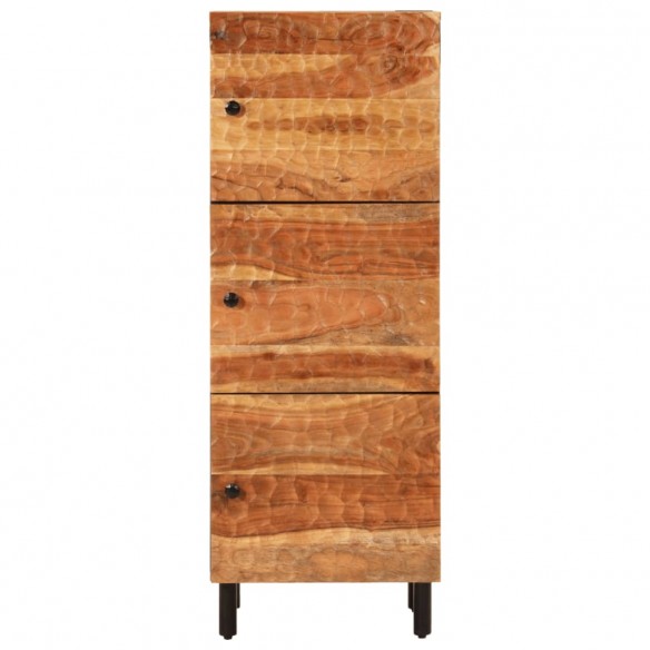 Buffet haut 40x33x110 cm bois massif d'acacia