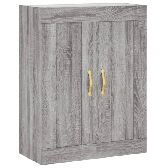 Armoire murale sonoma gris 69,5x34x90 cm bois d'ingénierie