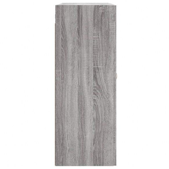 Armoire murale sonoma gris 69,5x34x90 cm bois d'ingénierie