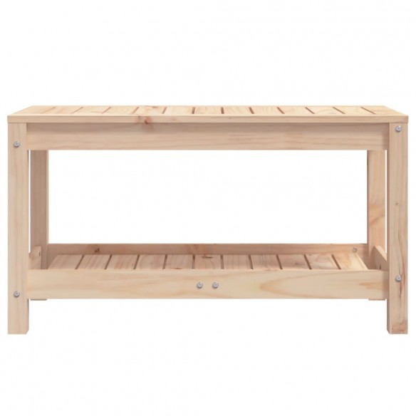 Banc de jardin 82,5x35x45 cm bois massif de pin