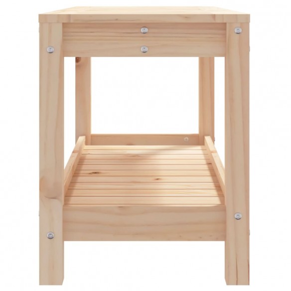 Banc de jardin 82,5x35x45 cm bois massif de pin