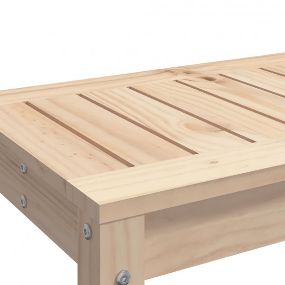 Banc de jardin 82,5x35x45 cm bois massif de pin