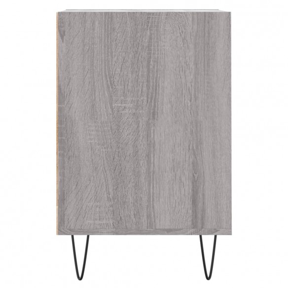 Meuble TV Sonoma gris 100x35x55 cm Bois d'ingénierie