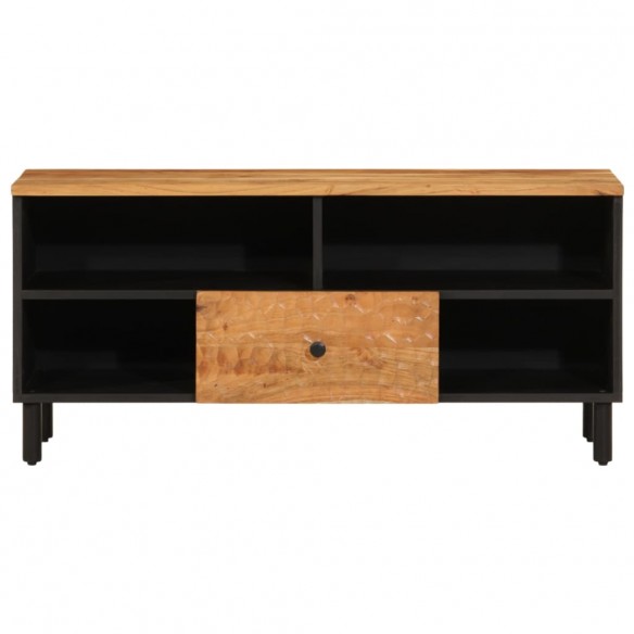 Meuble TV 100x33x46 cm bois d'acacia solide