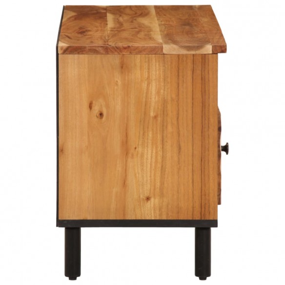 Meuble TV 100x33x46 cm bois d'acacia solide