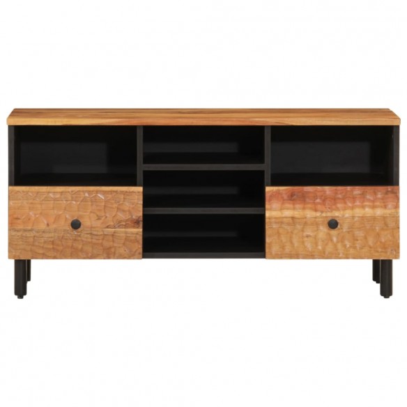 Meuble TV 100x33x46 cm bois d'acacia solide