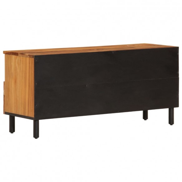 Meuble TV 100x33x46 cm bois d'acacia solide