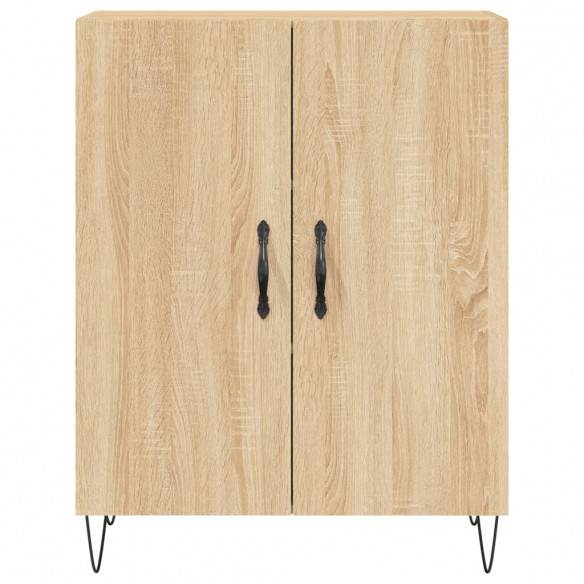 Buffet haut Chêne sonoma 69,5x34x180 cm Bois d'ingénierie